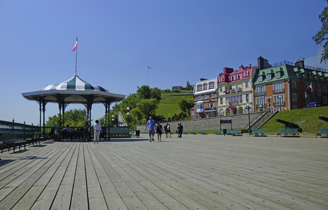 Take a Stroll on Dufferin Terrace